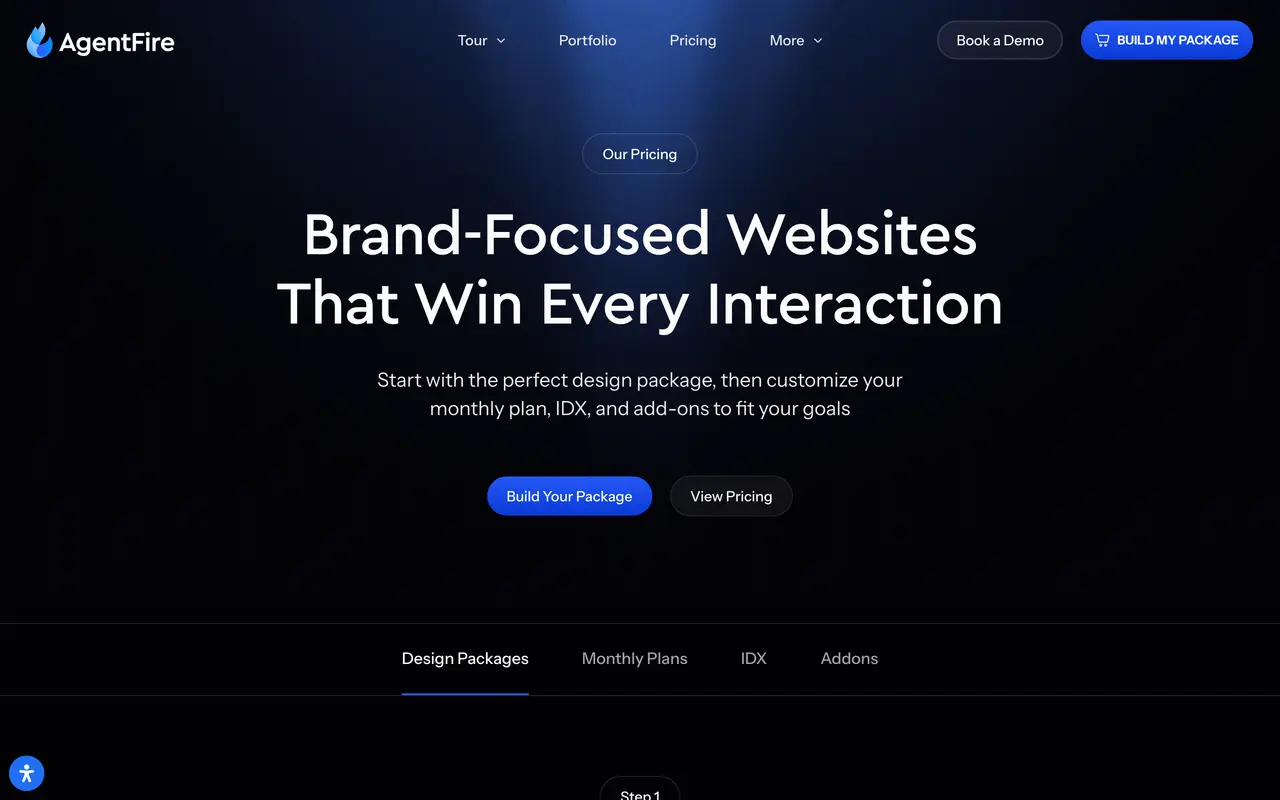 AgentFire pricing page - CRM & Sales SaaS pricing tiers and plans