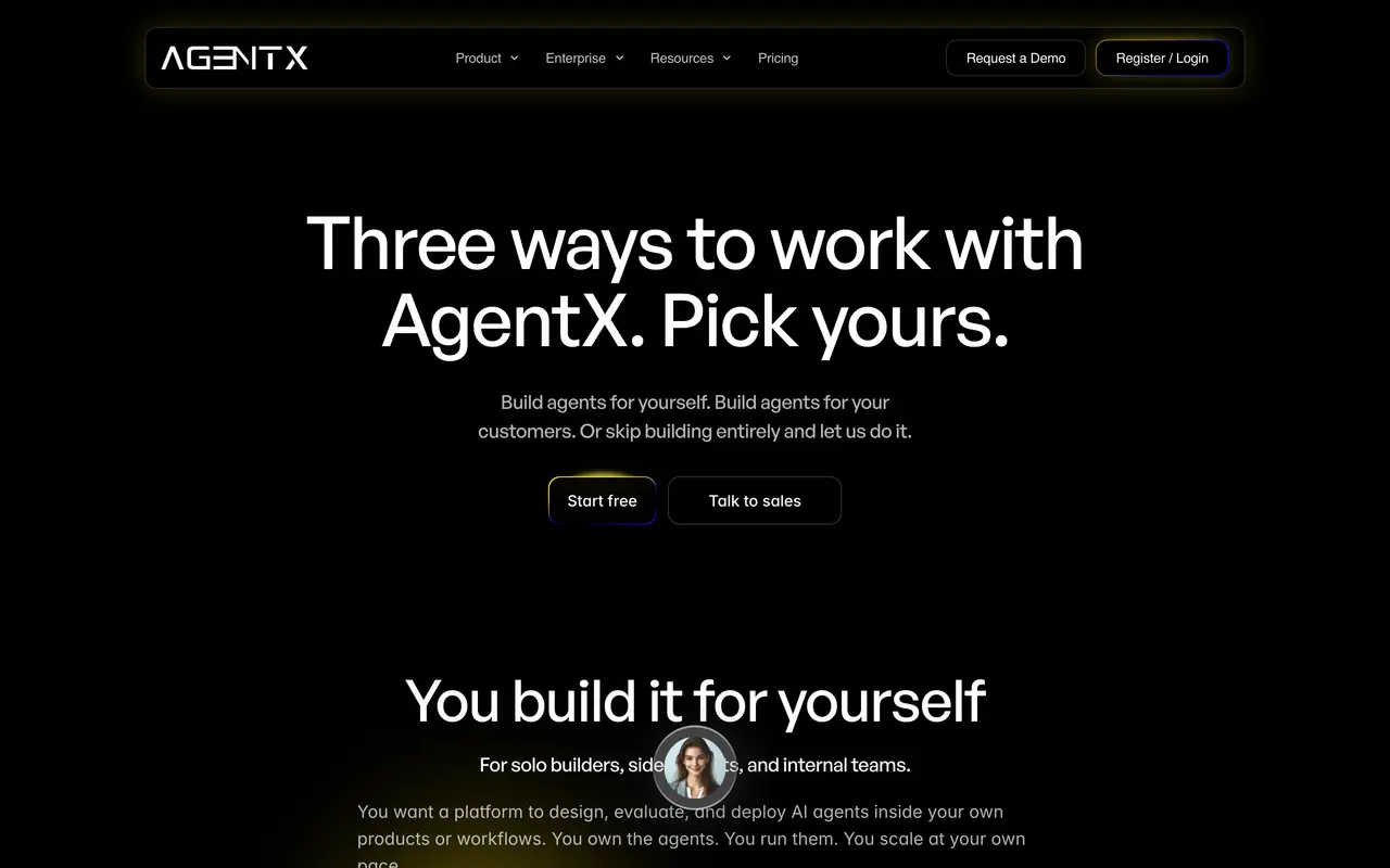 AgentX pricing page - Observability & Monitoring SaaS pricing tiers and plans