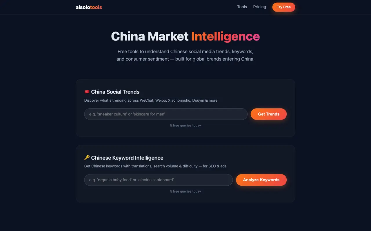 aisolotools.com pricing page - Social Media & Community SaaS pricing tiers and plans
