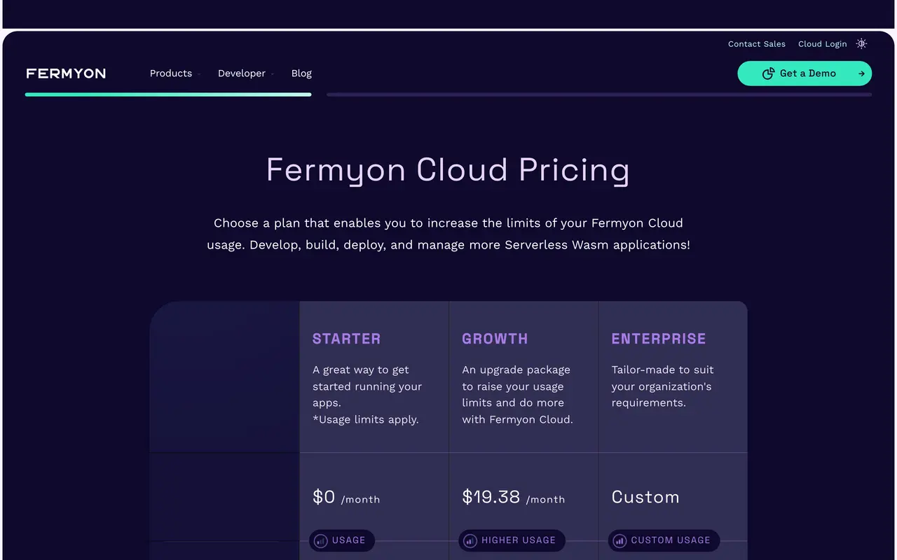 Akamai pricing page - Cloud & Infrastructure SaaS pricing tiers and plans
