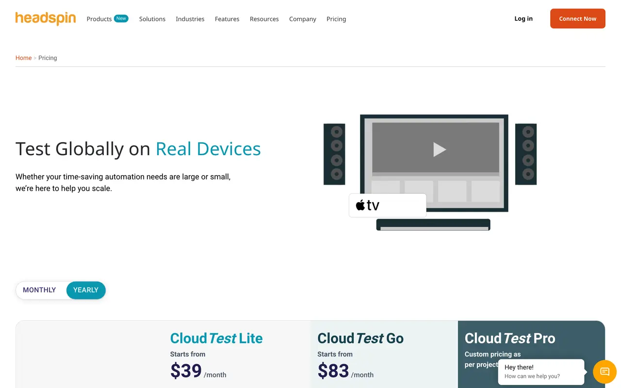 Appium Pro pricing page - Testing & QA SaaS pricing tiers and plans