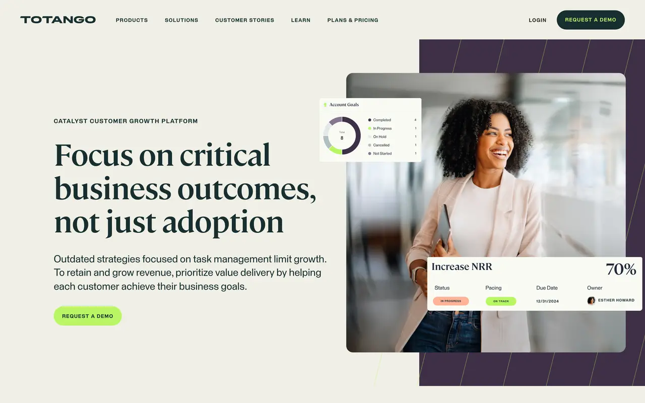 Catalyst pricing page - Customer Success & Onboarding SaaS pricing tiers and plans
