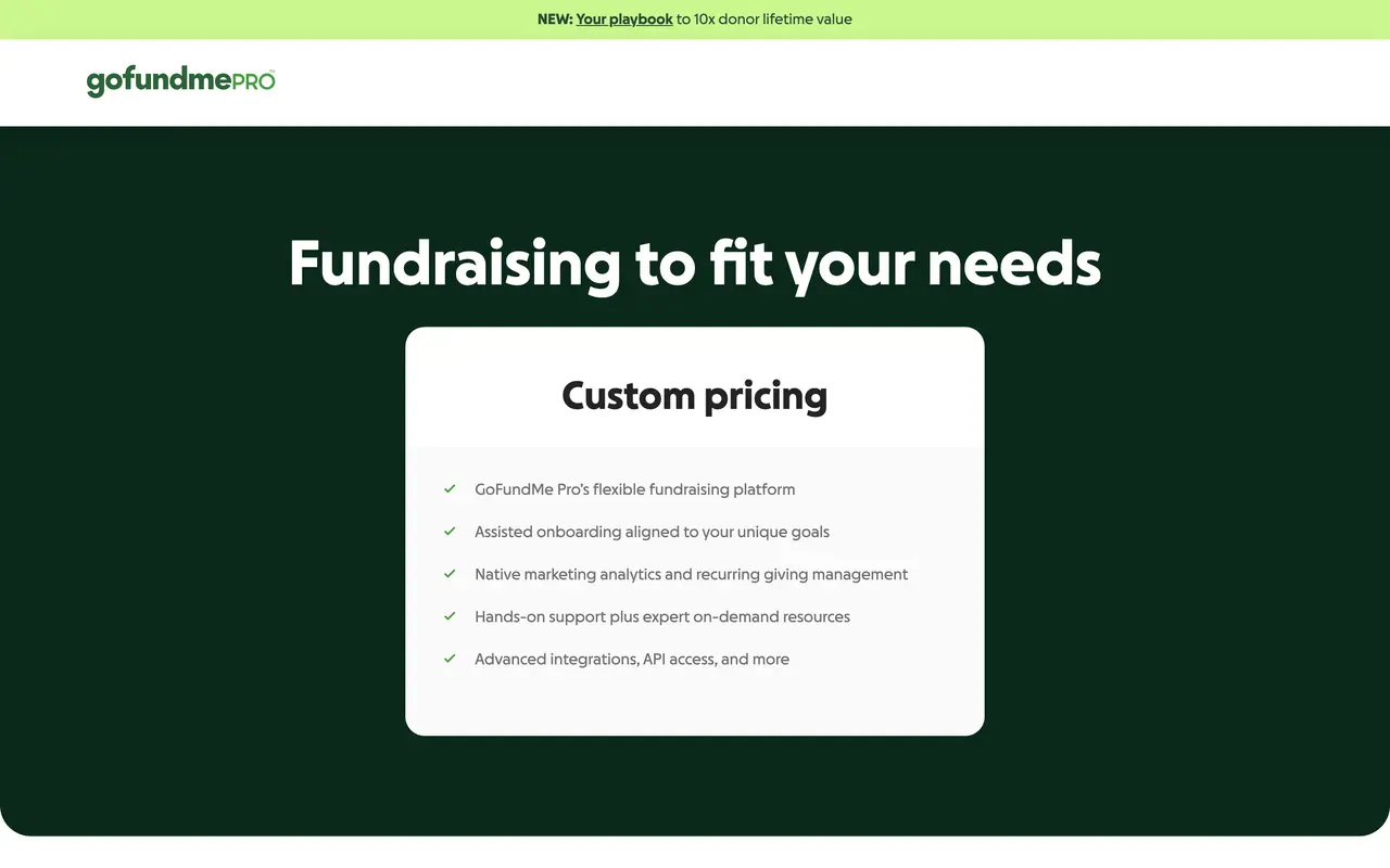 Classy pricing page - Event Management SaaS pricing tiers and plans